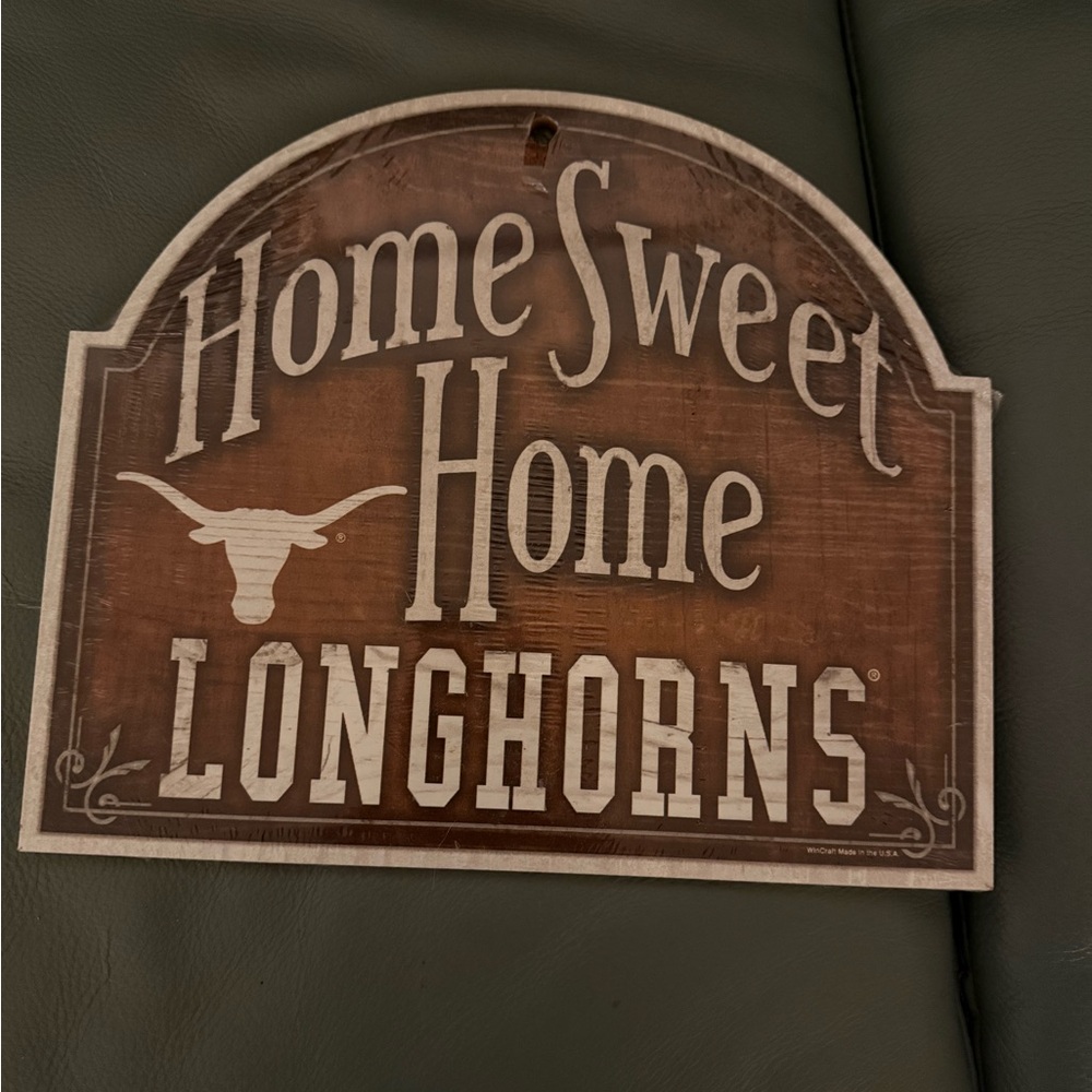 Home Sweet Home Longhorns Sign